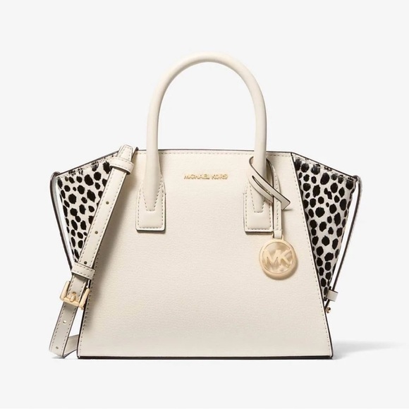 Michael Kors Avril Leather & Calf Hair Bag - Picture 6 of 12